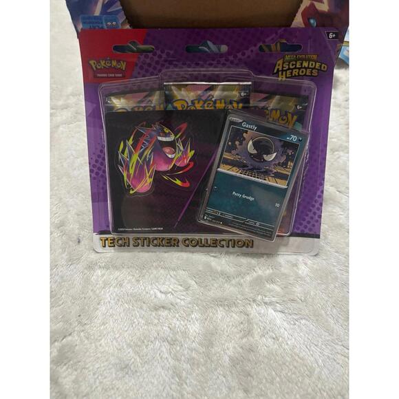 Pokemon Tech Sticker Collection Ghastly - Picture 1 of 2
